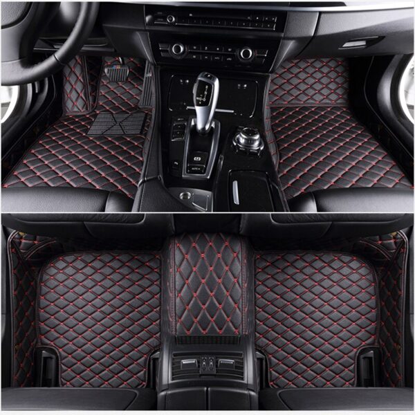 Custom Make Car Floor Mats Black Blue for Luxury Car for Lifan for Handover 5 for Toyota Wish Zge20 for Ford Kuga