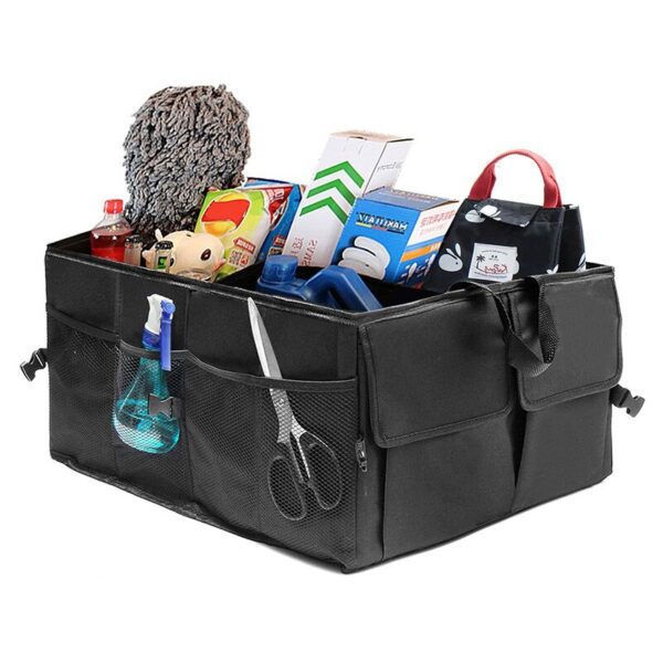 AUTOYOUTH Storage Box 600D Oxford Cloth Car Storage Box Luggage Foldable Multifunctional Storage Bag Cargo Container Bag