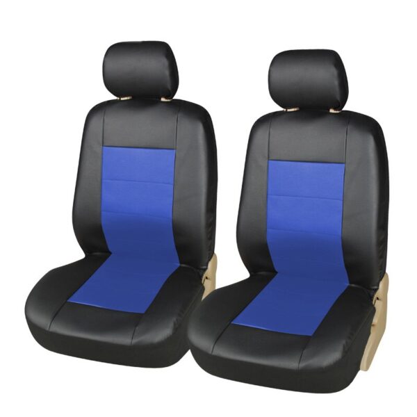 PU Leather Car Seat Covers - Universal for Cars SUV Vehicles 3mm Composite Sponge InsideAirbag Compatible Car Interior