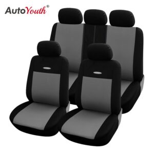 High Quality Car Seat Covers Polyester 3MM Composite Sponge Universal Fit Car Styling for lada Toyota seat cover car accessories