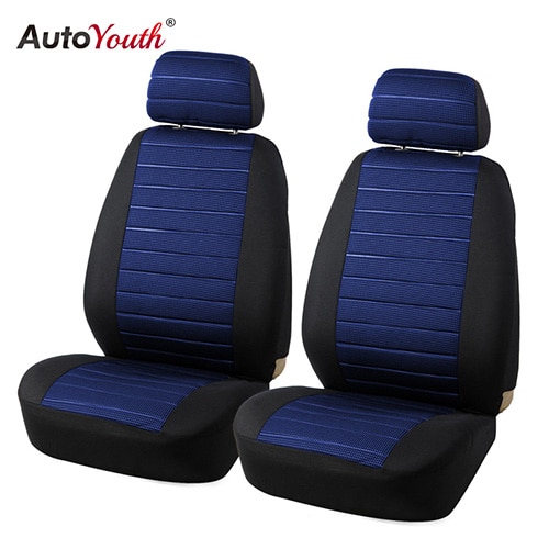 AUTOYOUTH 5MM Foam Van Seat Covers Airbag Compatible Hot 2PCS Car Seat Cover Universal Model Car-styling Interior Accessories
