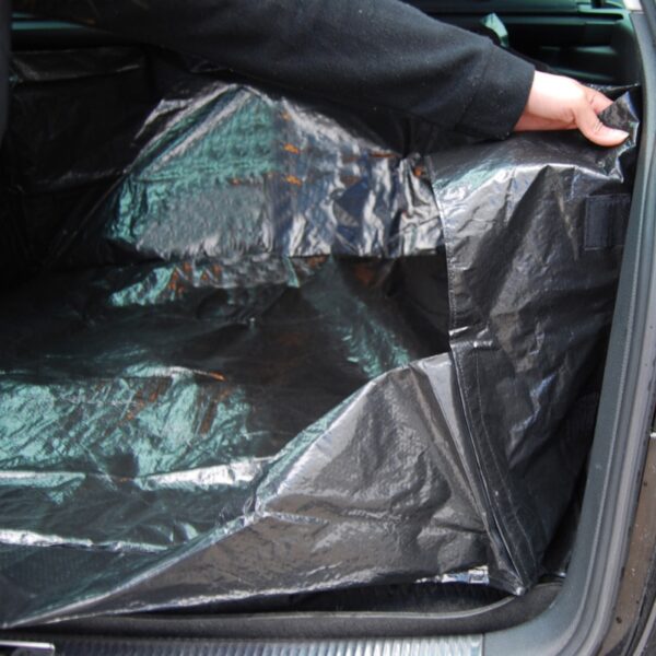 AUTOYOUTH PE Tarpaulin Car Trunk Mat Liner Waterproof Car Protection Blanket For more cleanliness in your car