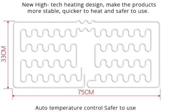 AUTOYOUTH 12V Car Heated Seat Covers Universal Winter Car Seat Covers
