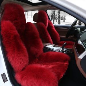 New Style Car Wool Cushion To Keep Warm In Winter Furry Cushion Universal Artificial Plush Car Seat Cover Interior Accessories