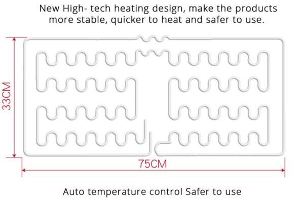 AUTOYOUTH 12V Car Heated Seat Covers Universal Winter Car Seat Covers Beige