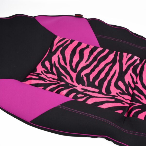 AUTOYOUTH Velvet Fabric Pink Zebra Car Seat Cover Universal Fits Most Car SUV Car Styling Interior Accessories Seat Cover