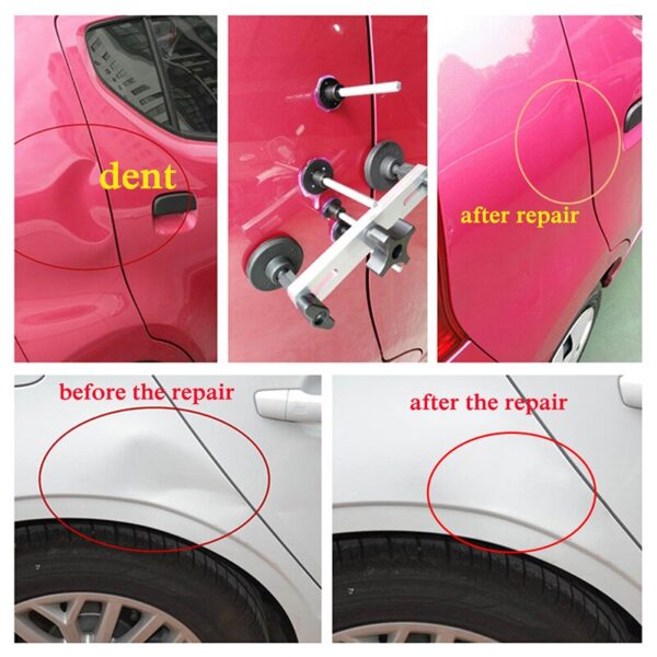 Paintless Dent Repair Tool kit Bridge Removal Puller 20W Hot Melt Glue Stick Glue Dent Tab Car Body Repair DIY Hand Tool