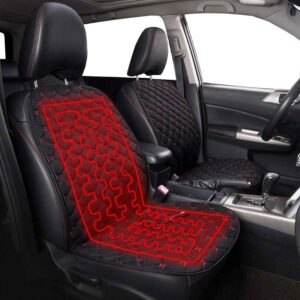 AUTOYOUTH 12V Car Heated Seat Covers Universal Winter Car Seat Cushion Heating Pads Keep Warm For mercedes w211 skoda octavia 2