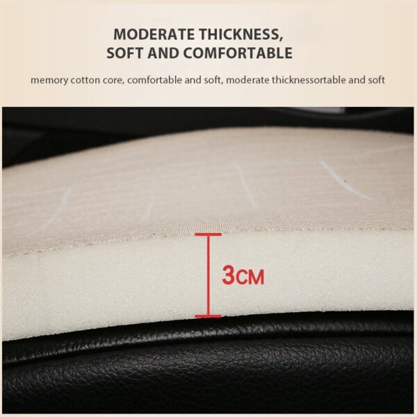 High Quality Car Seat Cushion, Mesh with 3 CM Memory Foam 1 Piece Breathable Car Interior Pad Mat for Auto Supplies Office Chair