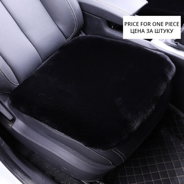 AUTOYOUTH New Winter Car Seat Cover Seat Cushion Plush Square Pad Thickening Universal Plush Wool Cushion Seat Protector for car