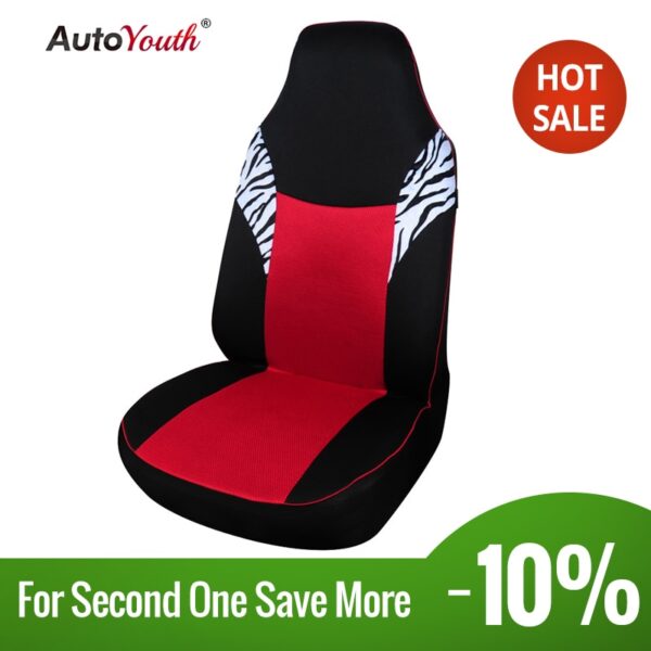 AUTOYOUTH 1PCS Sandwich Cloth Classic Car Seat Cover Universal Fit Most Cars Styling Accessories Car Seat Protector