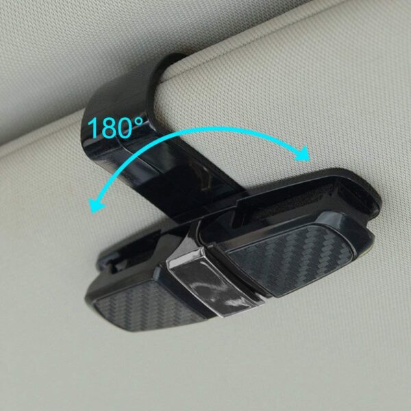 1PCS Car Accessories ABS Sunglasses Clip Car Holder For Car Sun Visor, Sunglasses Eyeglasses Mount with Ticket Card Clip Rose
