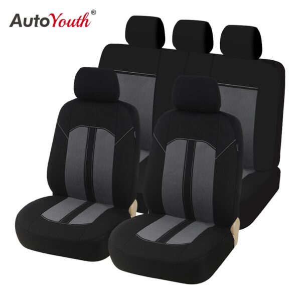 AUTOYOUTH Car Seat Cover Universal Polyester Automobiles Seat Cover Interior Accessories Seat Protector For Lada Volkswagen Ford