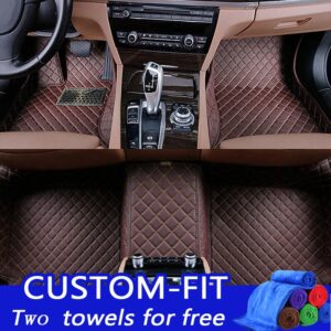 Custom make car floor mats Brown for nissan qashqai j10 Chevrolet Cruze bmw e30 Sajad