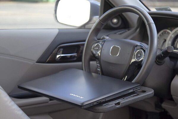 Automatic Steering Wheel Desk Tablet Or Laptop Car Travel Desk Steering Wheel Suitable For Most Vehicle Steering Wheels