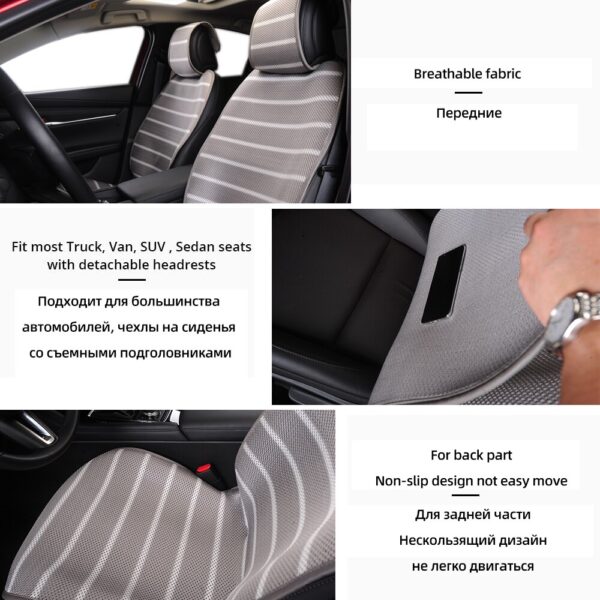 AUTOYOUTH Car Seat Covers 1 Breathable Mesh Non-slip