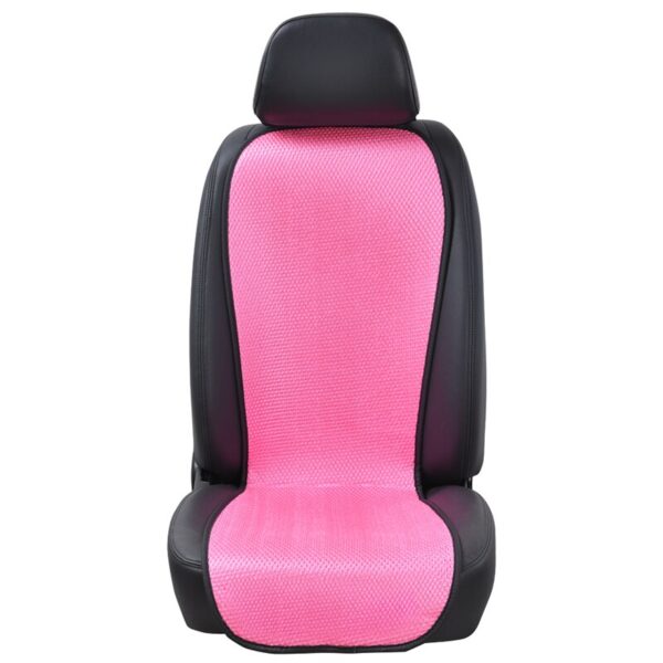 AUTOYOUTH Ultra-Breathable Shining Pink Ice Silk Car Seat Cushion Car Accessories Pad Mat for Auto Supplies 1PCS Multiple Colour