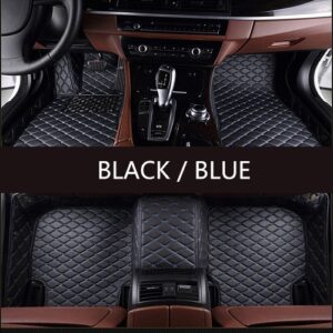 Custom Make Car Floor Mats Black Blue for Luxury Car for Lifan for Handover 5 for Toyota Wish Zge20 for Ford Kuga