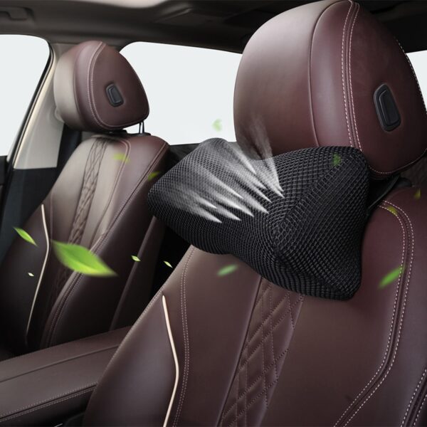 New Product Launch Car Neck Pillow Breathable Sandwich Memory Foam Head Pillow Suitable For Most Car Pillow