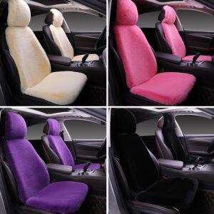 AUTOYOUTH New Winter Car Seat Cover Seat Cushion Plush Square Pad Thickening Universal Plush Wool Cushion Seat Protector for car