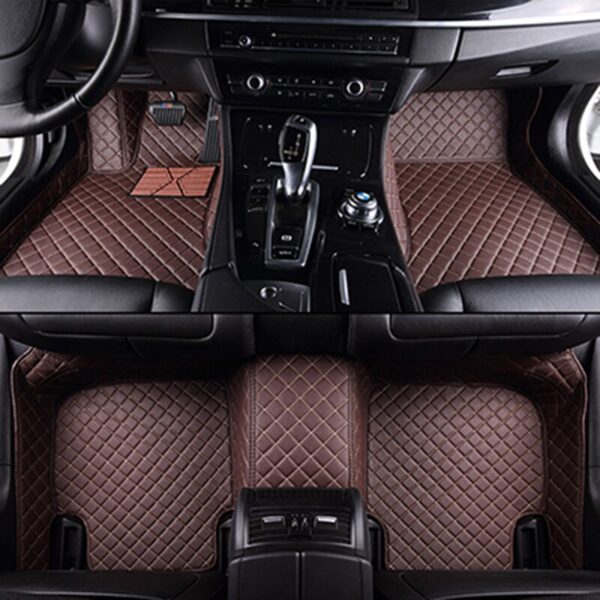 Custom Make Car Floor Mats Black Blue for Luxury Car for Lifan for Handover 5 for Toyota Wish Zge20 for Ford Kuga