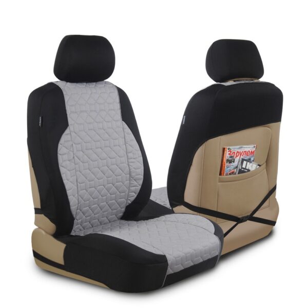 AUTOYOUTH Premium Cotton Cloth Car Seat Cover Universal Fit for All Car SUV Truck Interior Accessories Car Seat Protector