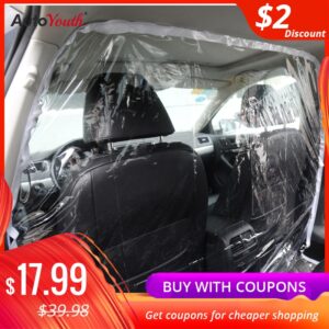 Car Taxi Isolation Film Plastic Anti-Fog Full Surround Protective Cover Net Cab Front and Rear Row PVC Film For car Cockpit