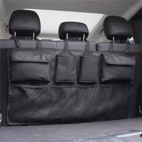 Car Multi-Functional Multi-Pocket Car Storage 600D Oxford Cloth Trunk Hanging Storage Bag Rear Luggage Storage Bag Car Interior