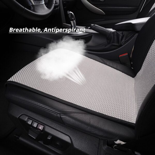 AUTOYOUTH Ice Silk Breathable Small Waistline Car Seat Cushion Protect Automobile interior Summer Seat Cover Fit Most Cars