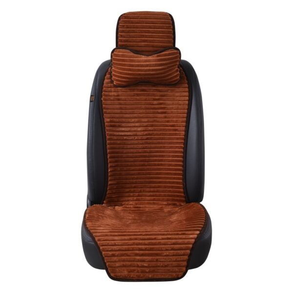 AUTOYOUTH New Winter Nano Velvet Car Seat Cover With Headrest 5 Colored Universal Car Seat Cushion Protector Car-Styling