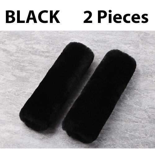 2pcs Sheepskin Auto Seat Belt Cover for Adults or Kids Car, Truck, SUV,Backpack Straps Genuine High Density Soft Australian Wool