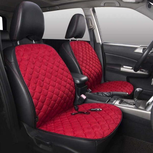 AUTOYOUTH 12V Car Heated Seat Covers Universal Winter Car Seat Cushion Heating Pads Keep Warm For mercedes w211 skoda octavia 2