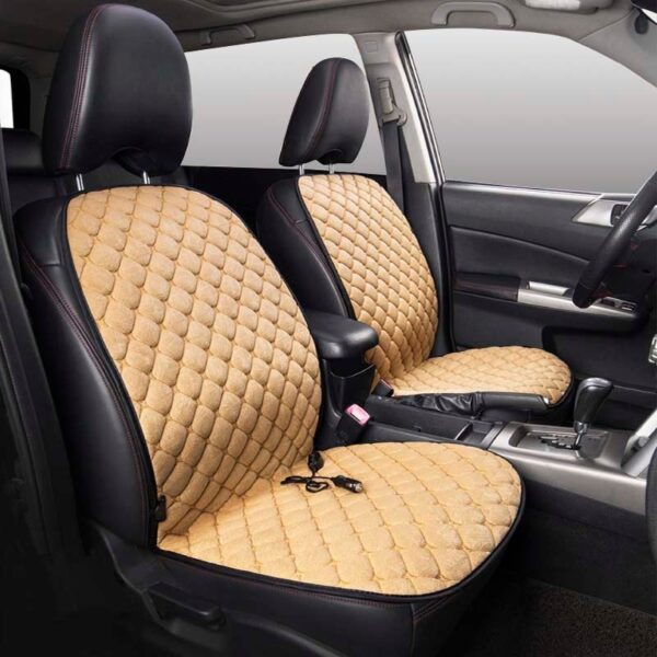 AUTOYOUTH 12V Car Heated Seat Covers Universal Winter Car Seat Cushion Heating Pads Keep Warm For mercedes w211 skoda octavia 2