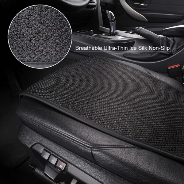 AUTOYOUTH Ice Silk Breathable Small Waistline Car Seat Cushion Protect Automobile interior Summer Seat Cover Fit Most Cars