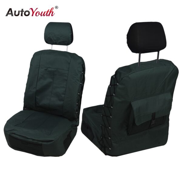 AUTOYOUTH Front Seat Covers Universal Car Seat Covers 3 Colors Durable Oxford Cloth Car Protectors Car-Styling Fit For Most Cars