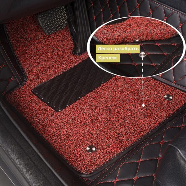 Car Floor Mat Leather Floor Mat For Ford Hyundai Volkswagen Skoda Nissan Car Mat TOYOTA BMW BENZ Mazda CX-5 High-end Custom 3D