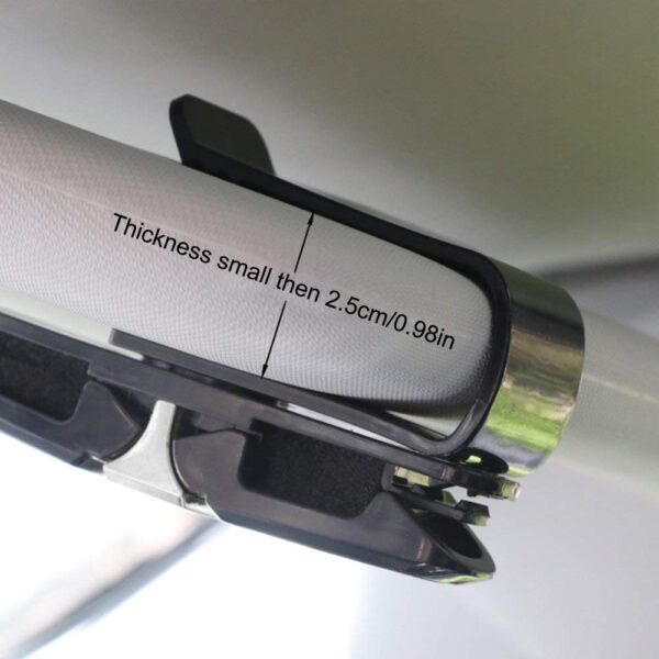 1PCS Car Accessories ABS Sunglasses Clip Car Holder For Car Sun Visor, Sunglasses Eyeglasses Mount with Ticket Card Clip Rose