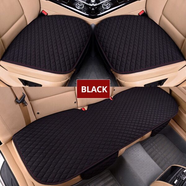 AUTOYOUTH Car Seat Covers Front/ Rear/ Full Set Choose Car Seat Cushion Linen Fabric Car Accessories Universal Size Anti-slip