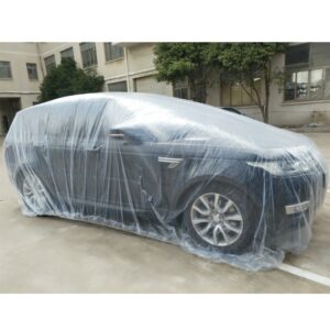 Car Disposable Car Cover Car Cover PE Transparent Plastic Dustproof Waterproof Winter Snow and Frozen General Car Clothing