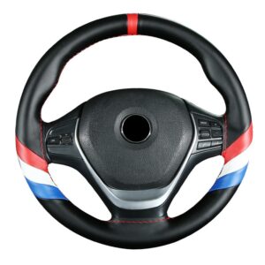 2020 New Steering Wheel Covers 3 Colors Soft Leather Fashion The Steering Wheel Cover Of Car Interior Accessories