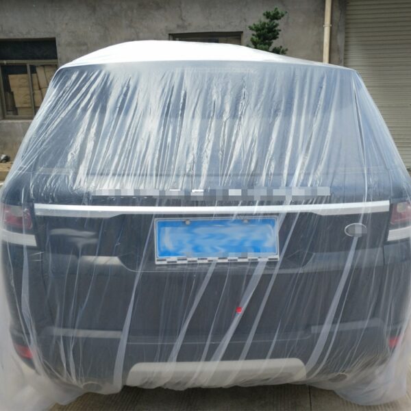 Car Disposable Car Cover Car Cover PE Transparent Plastic Dustproof Waterproof Winter Snow and Frozen General Car Clothing