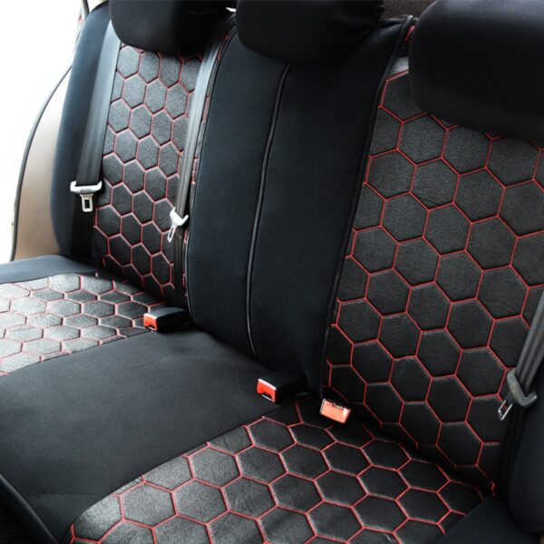 AUTOYOUTH Soccer Ball Style Car Seat Covers Jacquard Fabric Universal Fit Most Brand Vehicle Interior Accessories Seat Covers