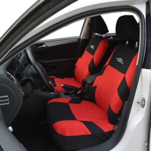 Car Seat Covers Red Russian Shipping Full Set