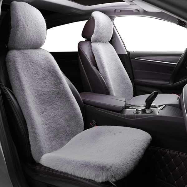 AUTOYOUTH New Winter Car Seat Cover Seat Cushion Plush Square Pad Thickening Universal Plush Wool Cushion Seat Protector for car