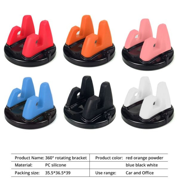 Phone Holder Stand For iPhone x xiaomi Desk 360 Degree Rotation Mobile Phone Mount Bracket Cell Phone Holder Stand Universal