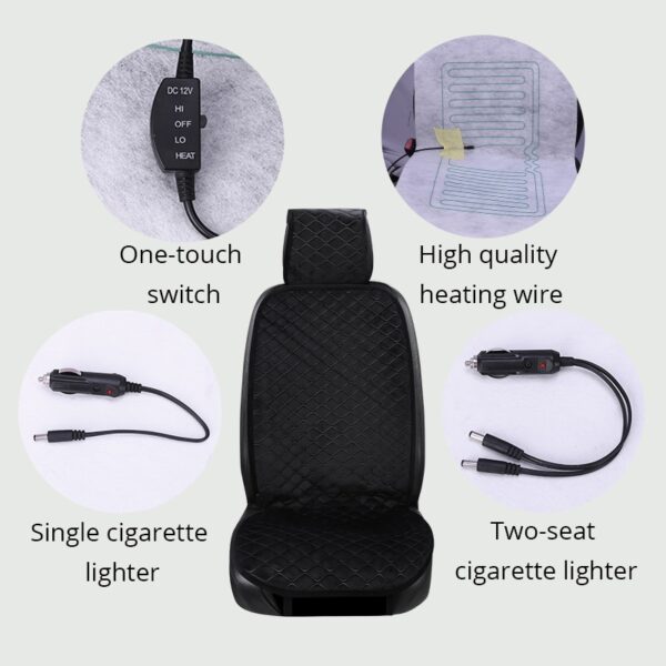 2pcs/1pcs Winter Heating Cushion Warm Car Seat Covers