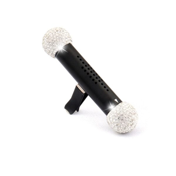 New Car Aromatherapy Stick Creative Metal Diamond Car Air Outlet Aromatherapy Clip Car Solid Fragrance