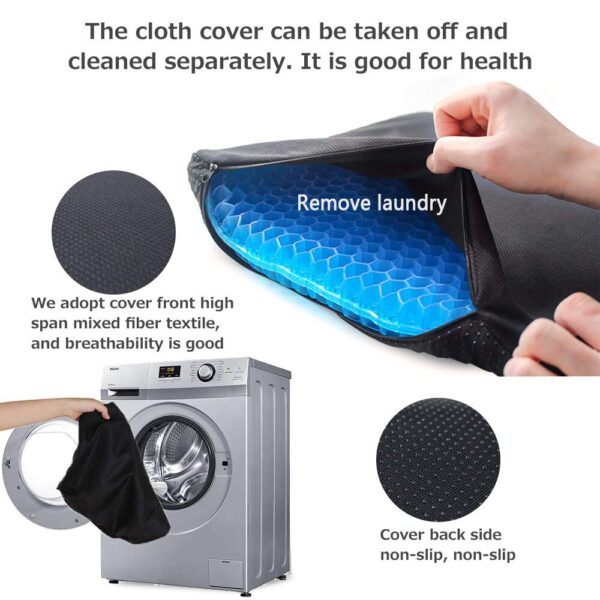 1 PCS Breathable Ass Cushion Ice Pad Gel Pad Non-Slip Wear-Resistant Durable Soft And Comfortable Cushion For Pressure Relief