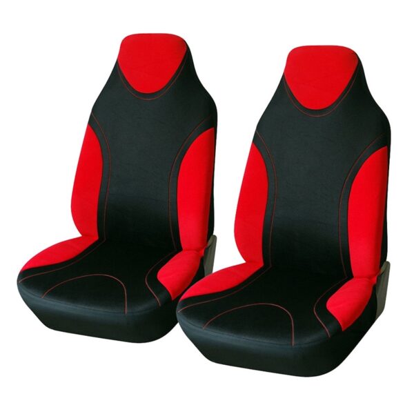 AUTOYOUTH Sports Style High Back Bucket Car Seat Cover 2PCS Fits Most Auto Interior Accessories Seat Covers 5 Colours