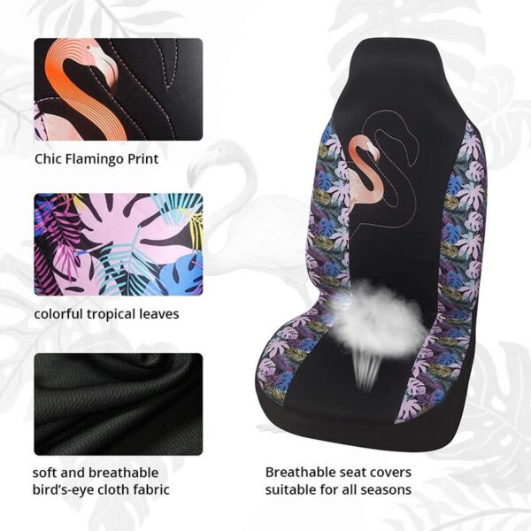 2PCS Car Seat Covers Car Bucket Seat Covers with Goose Print for Funda Asiento Coche for Peugeot 206 for Audi A3 8p